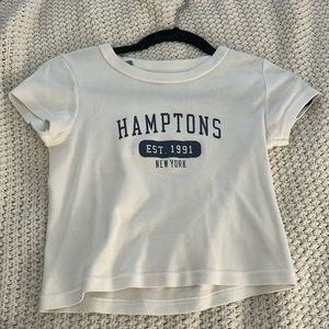 brandy white hamptons top
